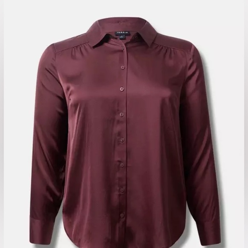 Torrid Burgundy Women's Top